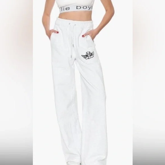 Boys Lie The Business Pant in Ivory - Picture 2 of 3
